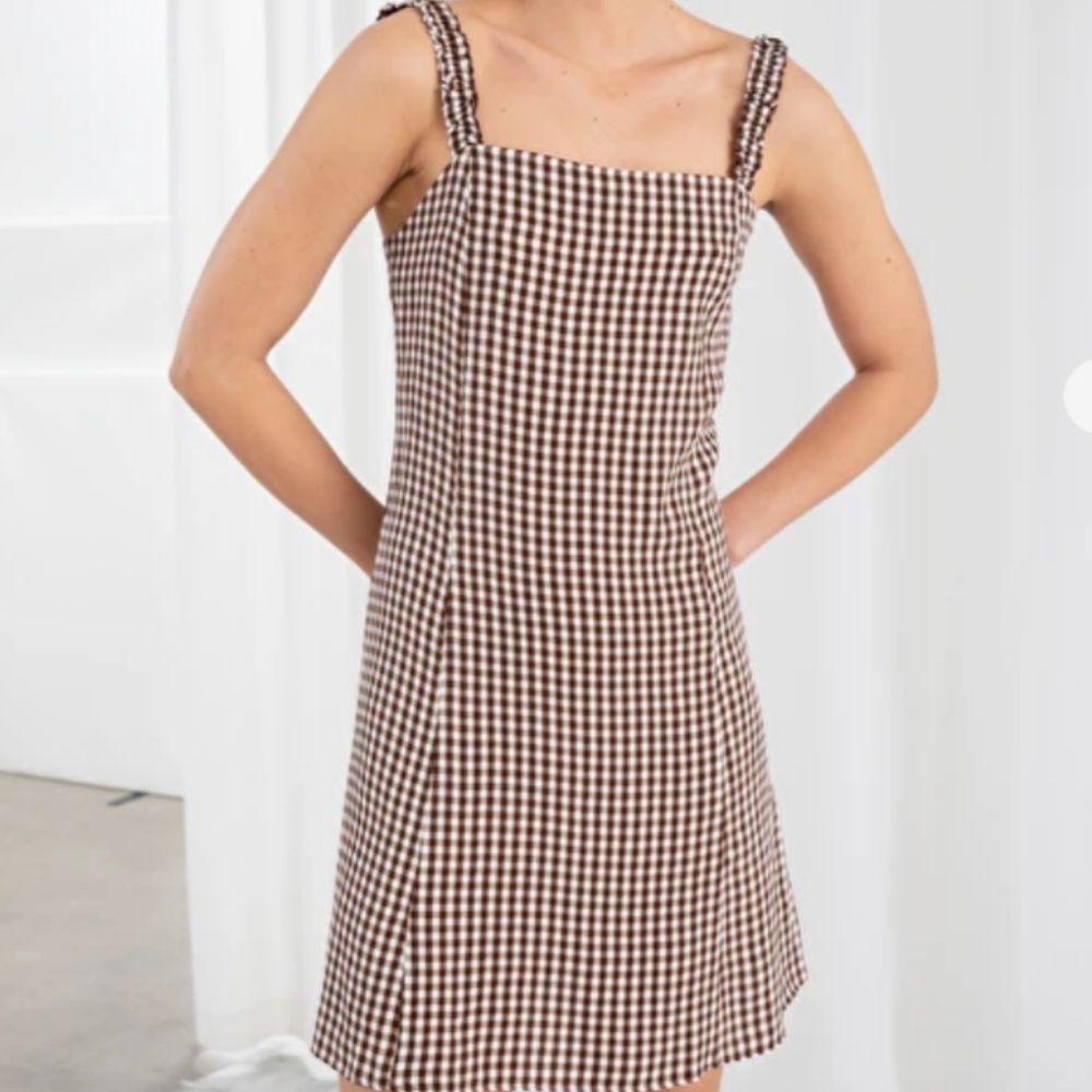 NWT & Other Stories Gingham Mini Dress